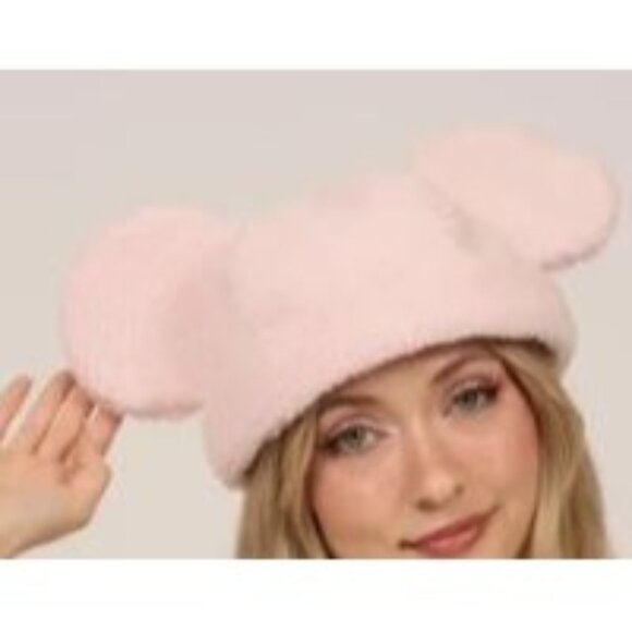 Disney X Cakeworthy Minnie Mouse Sherpa Beanie Women Size OS NWT Adjustable - Picture 1 of 11
